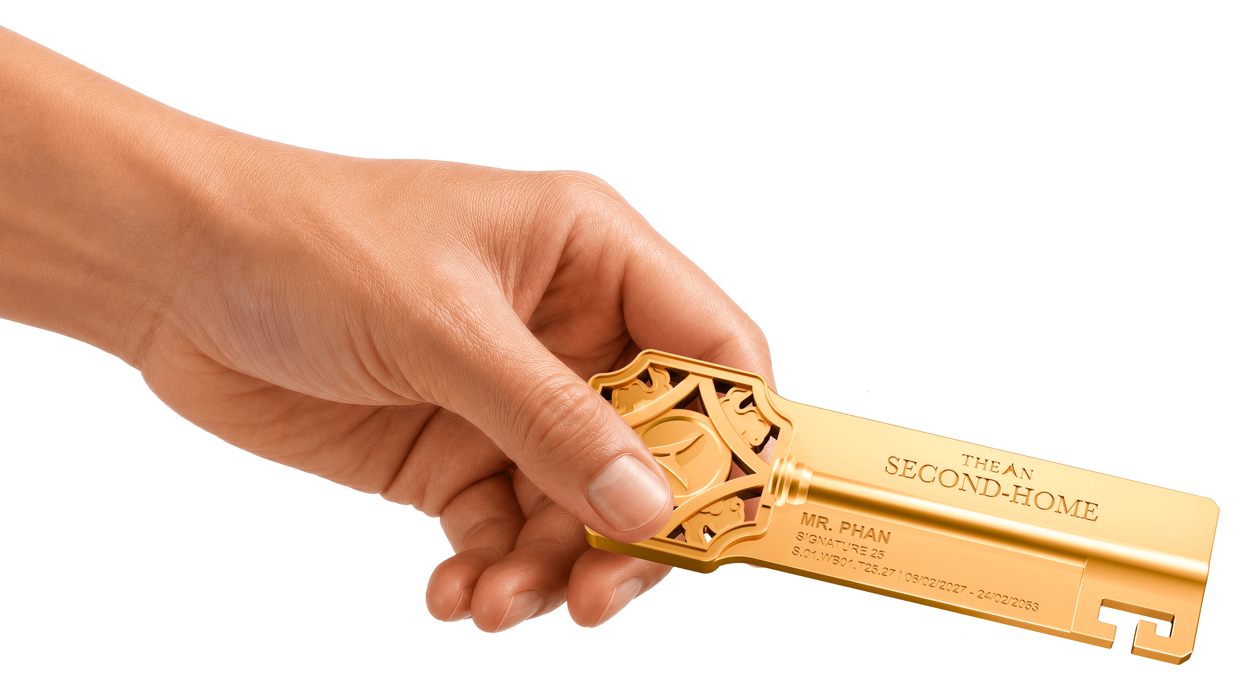 Рука передаёт Signature Key
